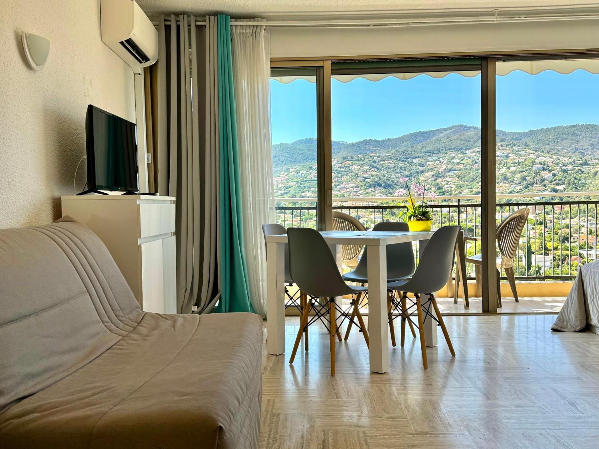 My Resid Appart Cannes Vue Marina Et Vue Montagne Mandelieu Exteriér fotografie